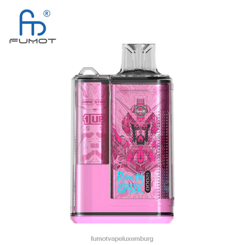 12000 Einweg-Vape-Box – 20 ml (1 Stück) Blaubeer-Himbeere Fumot Crystal BDR6J261 Fumot e zigarette
