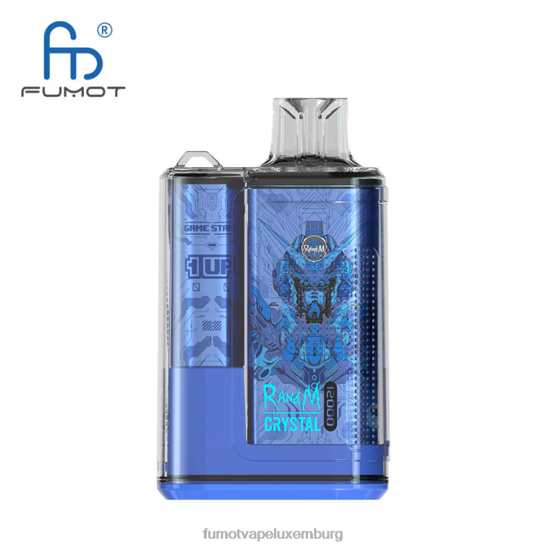 12000 Einweg-Vape-Box – 20 ml (1 Stück) Blaubeer-Himbeere Fumot Crystal BDR6J261 Fumot e zigarette