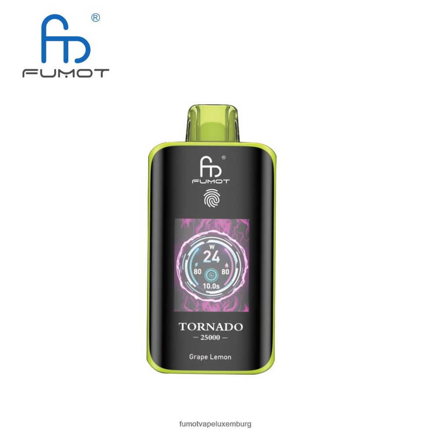 Fumot E Zigarette - Fumot Tornado 25000 Einweg-Vaporizer Traubenzitrone XXR6646