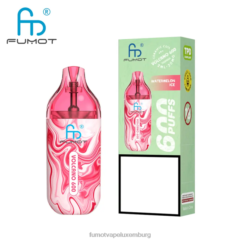 600 tpd-konformer Einweg-Vaporizer – 2 ml (3-teiliges Set) Zitrone und Limette Fumot Volcano BDR6J290 Fumot vape online shop