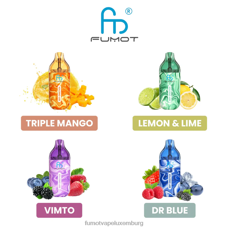 600 tpd-konformer Einweg-Vaporizer – 2 ml (3-teiliges Set) Zitrone und Limette Fumot Volcano BDR6J290 Fumot vape online shop