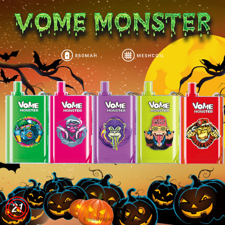10000 Einweg-Vape-Pod-Gerät – 20 ml (1 Stück) fröhliche Cola Fumot Vome Monster BDR6J427 Fumot tech