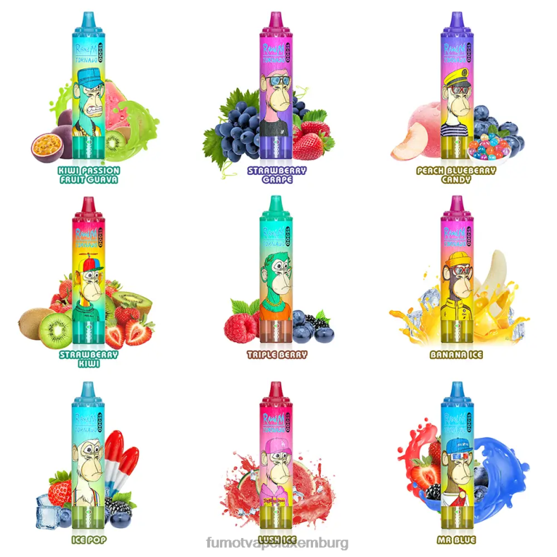 15000 Einweg-Vaporizer – 25 ml (1 Stück) Kiwi, Passionsfrucht, Guave Fumot Tornado BDR6J173 Fumot vape geschmack