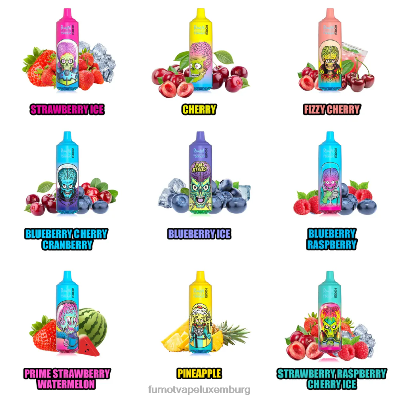 Einweg-Vaporizer 9000 Pro – 18 ml (1 Stück) pfirsichfarbene Mango-Ananas Fumot Tornado BDR6J246 Fumot vape Luxemburg