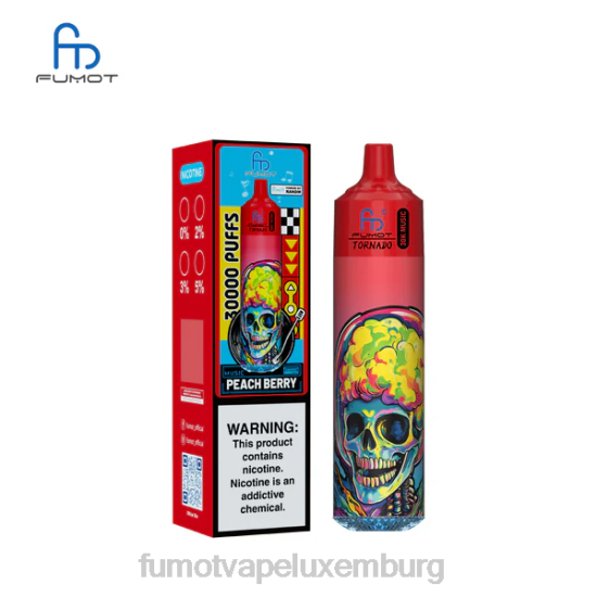 Fumot Tech - Fumot Tornado 30.000 Musik Pfirsichbeere 0XDD19