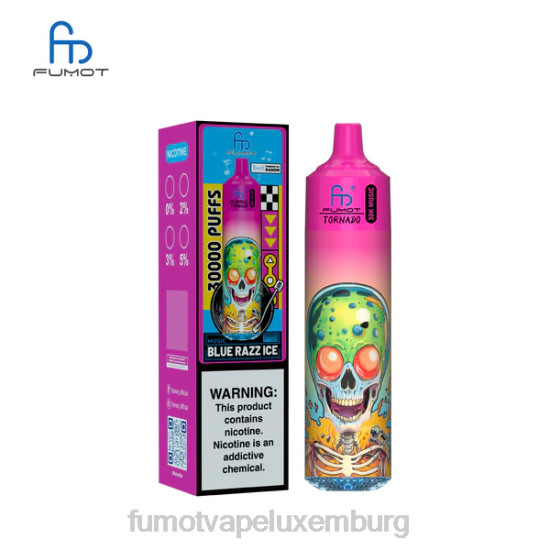 blaues razz-eis