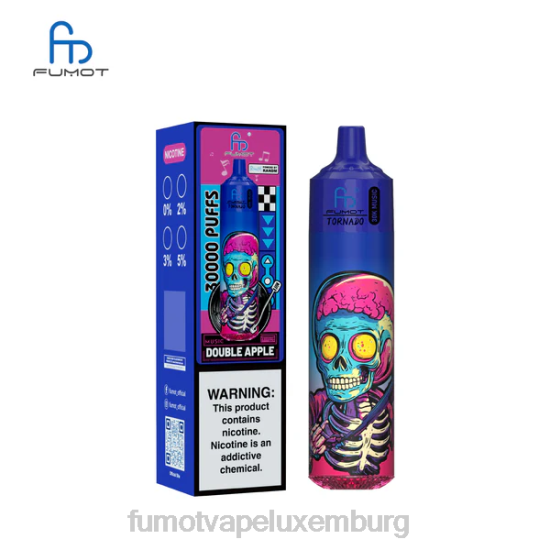 Fumot Vape Luxemburg - Fumot Tornado 30.000 Musik Doppelapfel 0XDD11